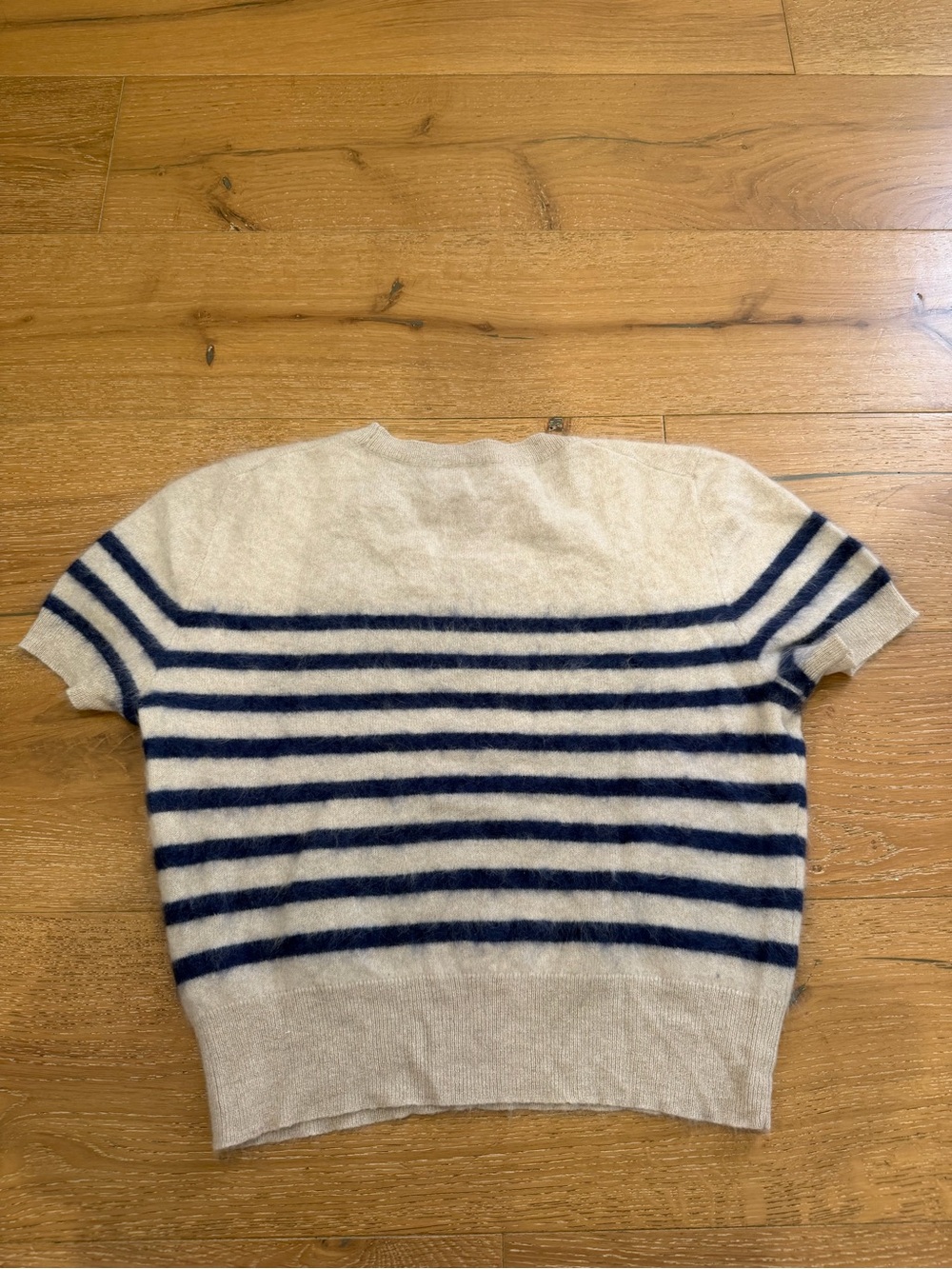 J. Crew Brushed 100% Cashmere Striped Sweater - size Medium - Picture 4 of 7